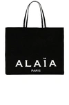 Alaïa Small Tote Bag In Noir