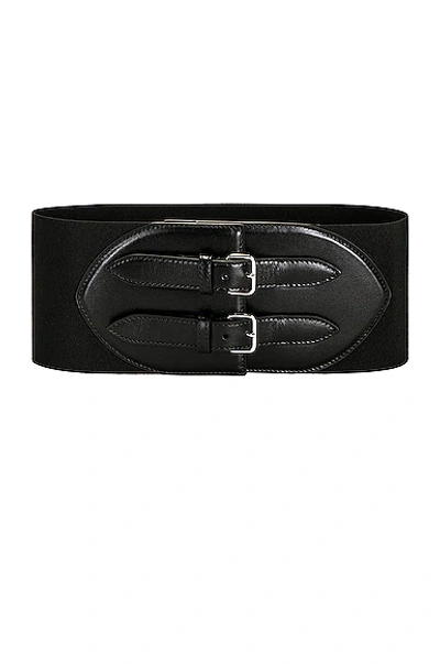 Alaïa Corset Elastic Belt In Black