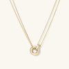 Mejuri Vermeil Linked Necklace In Vermeil