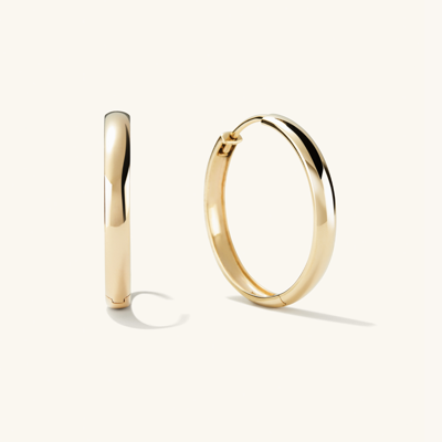 Mejuri Bold Large Hoops In Gold