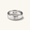 MEJURI 6MM SMOOTH BAND WHITE GOLD