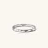 MEJURI 2MM CURVE BAND WHITE GOLD
