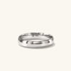 MEJURI 4MM CURVE BAND WHITE GOLD