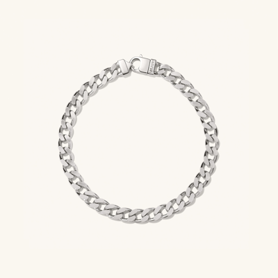 Mejuri Curb Chain Bracelet Silver