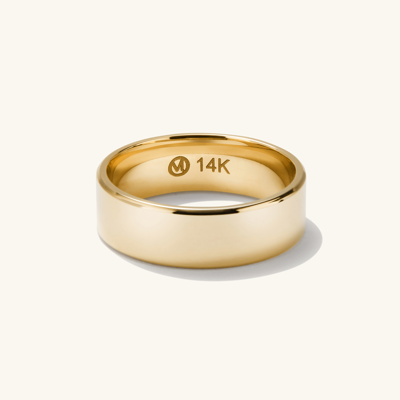 Mejuri 6mm Smooth Band In Gold