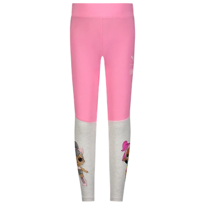 Puma Kids' Girls  X Lol Leggings In Pink/white
