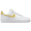 Nike Women's Air Force 1 '07 Lx Shoes In White/yellow/grey