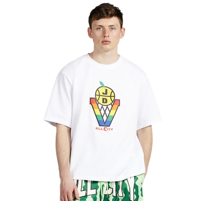 All City By Just Don Mens  Jdv Spirit T-shirt In Bright White/white