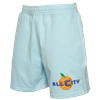 ALL CITY BY JUST DON MENS ALL CITY BY JUST DON JUMPSHOT FLEECE SHORTS