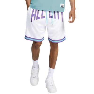 All City By Just Don Mens  Hardwood Basketball Shorts In Bright White/white