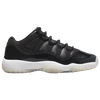Jordan 11 Retro Low Sneakers In Black/red/white