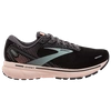Brooks Ghost 14 Running Shoe In Black/pearl/peach