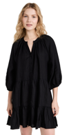 Apiece Apart Mini Mitte Dress In Black