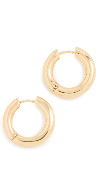 Gorjana Lou Hoops In Gold