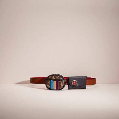 Coach Upcrafted Belt Bag Creation In Black/midnight