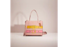 Coach Restored Cashin Carry 22 With Trompe L'oeil Print In Brass/light Blush Multi