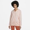 Nike Sportswear Women's Jersey Oversized Full-zip Hoodie In Atmosphere,white