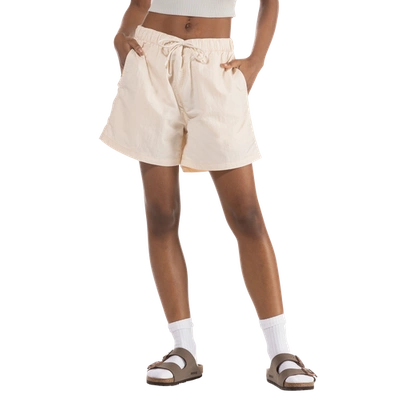 Cozi Womens  5nylon Shorts In Butter Cream/butter Cream