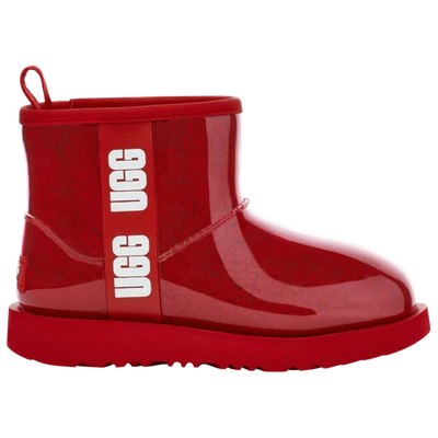 Ugg Womens  Classic Clear Mini Marbled In Samba Red/red