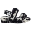 Ugg Oh Yeah Slingback Slipper In Black/white