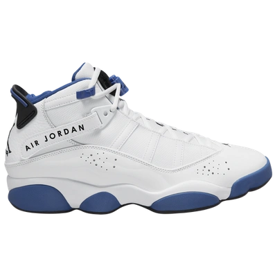 Jordan Mens  6 Rings In White/black/blue