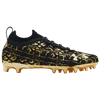 Under Armour Spotlight Lux Suede 2.0 Football Cleat In Black/black/metallic Gold
