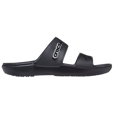 Crocs Classic Cozzzy Sandals In Black/black