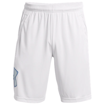 Under Armour Mens  Tech Graphic Football Shorts In White/royal