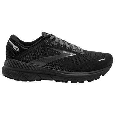 Brooks Adrenaline Gts 22 Sneaker In Black/ Black/ Ebony