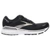 Brooks Women's Adrenaline Gts 22 Wide Width Running Sneakers From Finish Line In Black/silver/anthracite