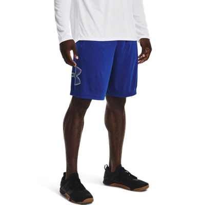 Under Armour Mens  Tech Graphic Football Shorts In Royal/grey