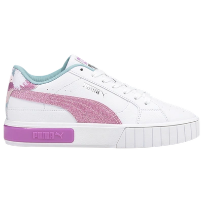 Puma Kids' Girls  Cali In White/pink/teal