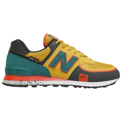 New Balance 574 Classic In Gold/teal/black | ModeSens