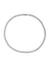 Eye Candy La Women's Luxe Everly Rhodium Plated & Cubic Zirconia Tennis Necklace In Brass