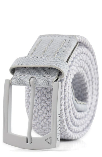 Travismathew Staggerwing Woven Belt In Micro Chip/ White