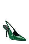 Marc Fisher Ltd Emalyn Slingback Pump In Medium Green