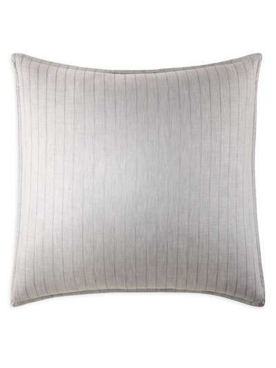 Peacock Alley Riga Herringbone Sham In Grey