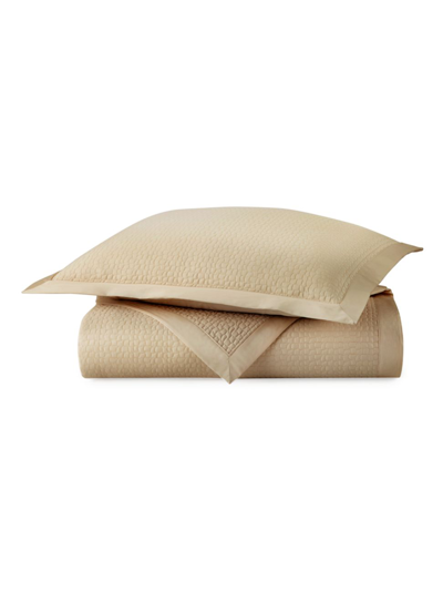 Peacock Alley Hamilton Quilted Coverlet In Camel