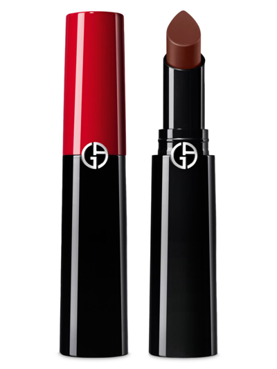 Armani Collezioni Lip Power Long Lasting Satin Lipstick In Brown