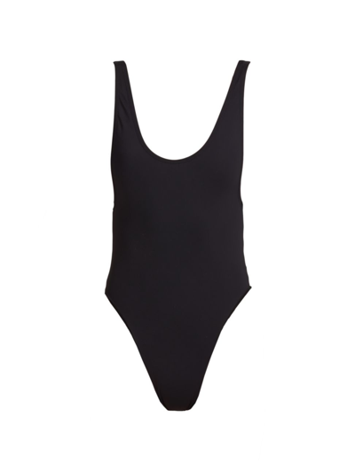 Good American Layout One-piece Swimsuit In Black