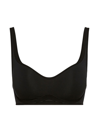Wolford Beauty Cotton Full Cup Bra In Black
