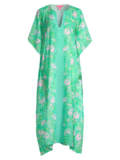 Lilly Pulitzer Cuca Midi-dress In Surf Blue | ModeSens