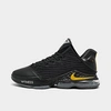 Nike Lebron 19 Low Basketball Shoes In Black/university Gold/smoke Grey