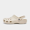 Crocs Unisex Classic Clog Shoes (men's Sizing) In Cream