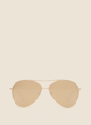 DKNY WOMEN'S PILOT AVIATOR SUNGLASSES