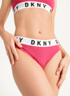 Dkny Cozy Boyfriend Thong In Raspbrry