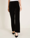 Chico's Travelers Velvet Pants In Black Size 8 |  Wrinkle-free Travel Clothing In Black