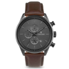 Vincero Chrono S Chronograph Quartz Grey Dial Mens Watch Gra-bro-s21 In Black,brown,grey
