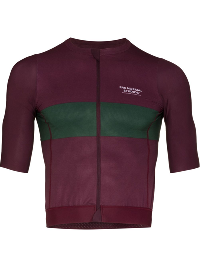 Pas Normal Studios Solitude Zip-up Cycling Jersey In Red
