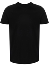 Rick Owens Short-sleeve Round-neck T-shirt In Black